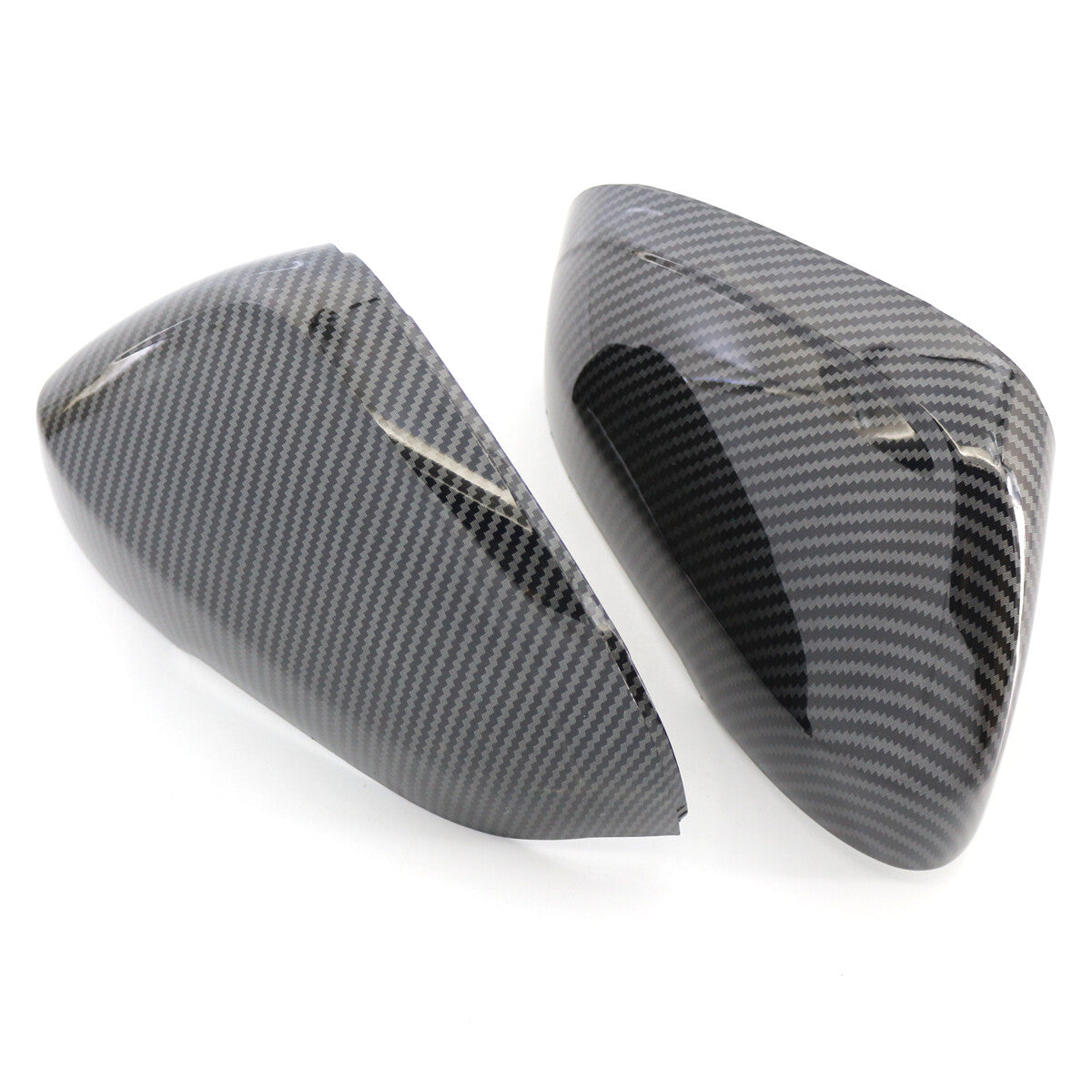 Carbon fiber exterior car side mirror caps for Volvo S60 V60 2011-2018