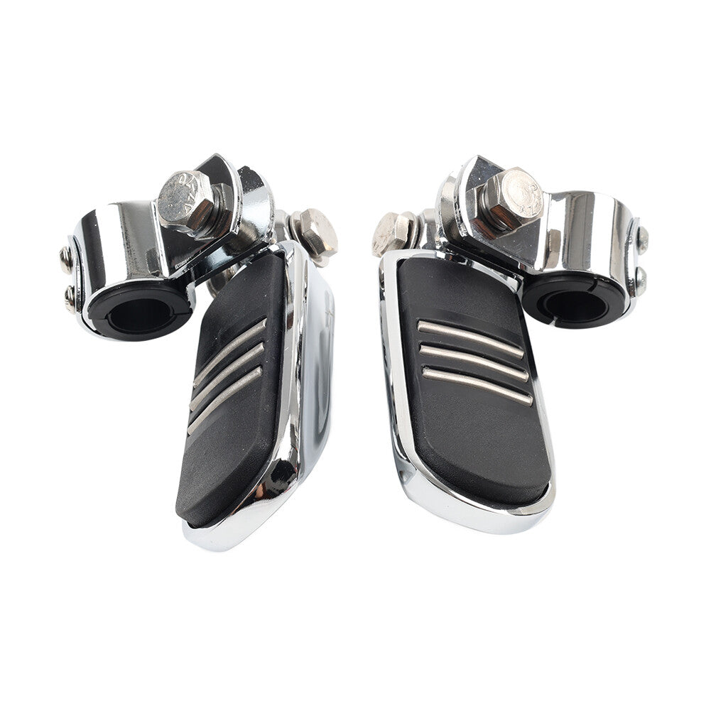 1 1-1/4 Highway Crash Bar Foot Pegs FIT for Harley Touring Road King Street Glide