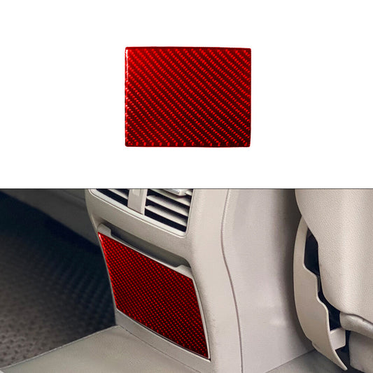 Red Rear Central Storage Door Trim for Mercedes Benz CLA 2014-2018/GLA 2015-2018