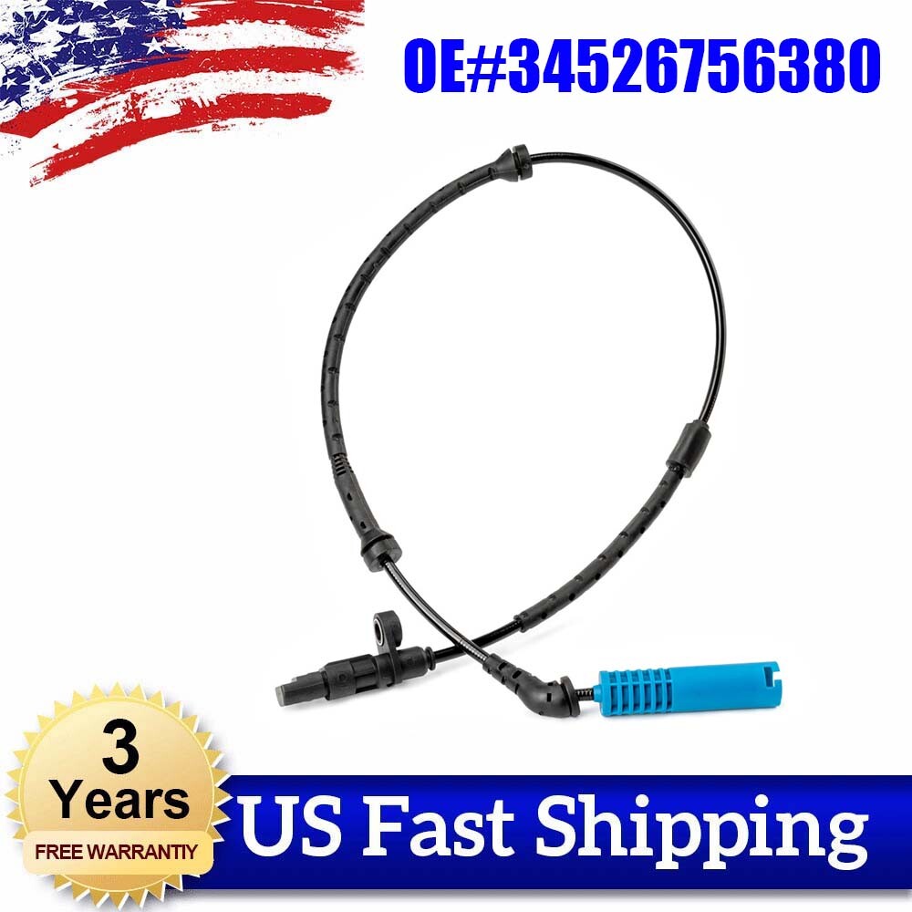 1 rear ABS wheel speed sensor, model 34526756380, new, for BMW X5 2000 - 2003. (2003 01-)