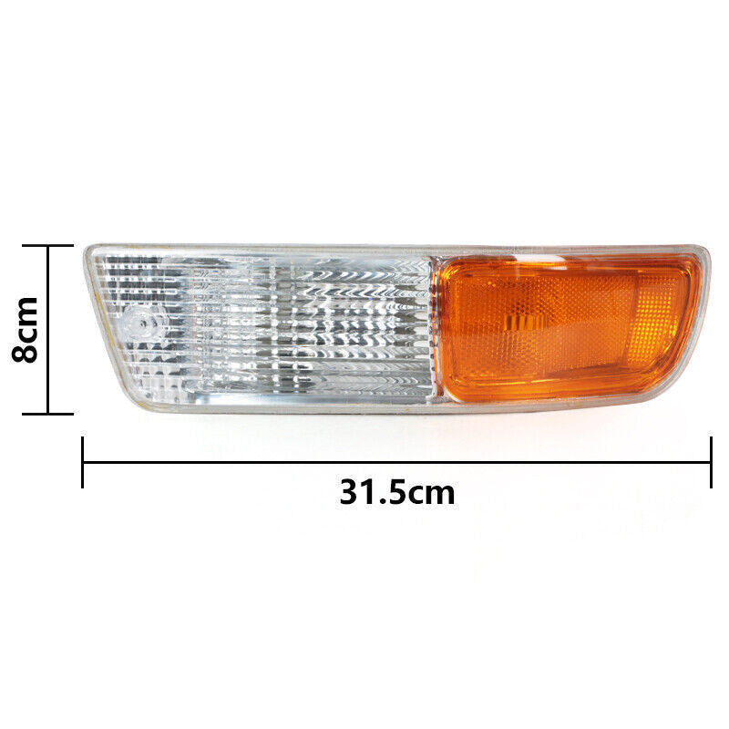 2Pcs Yellow Front Bumper Fog Lamp for Toyota RAV4 1998-1999 without bulb No Wire