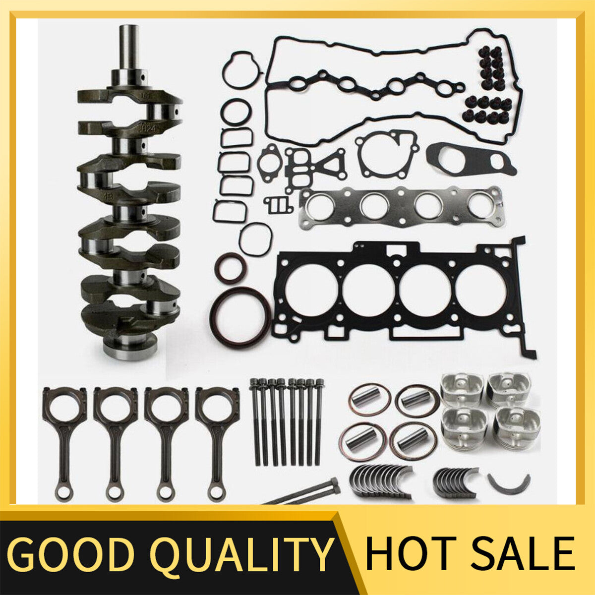 G4KE 2.4L Engine Overhaul Rebuild Kit Crankshaft / Con Rods for Hyundai for KIA