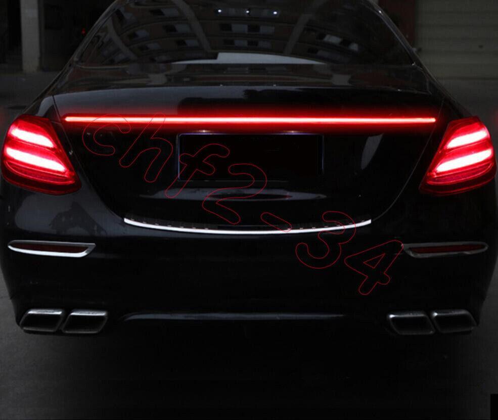 Fit for mercedes E-class w213 Smoke Black Rear Door Trunk LED Tail Light Cover