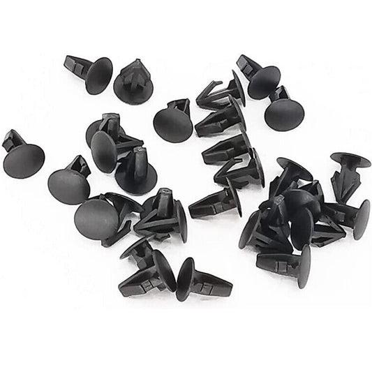 50Pcs 6mm Hole Hood Insulation Retaining Clips 91520-SM4-C01 for Acura  for Honda