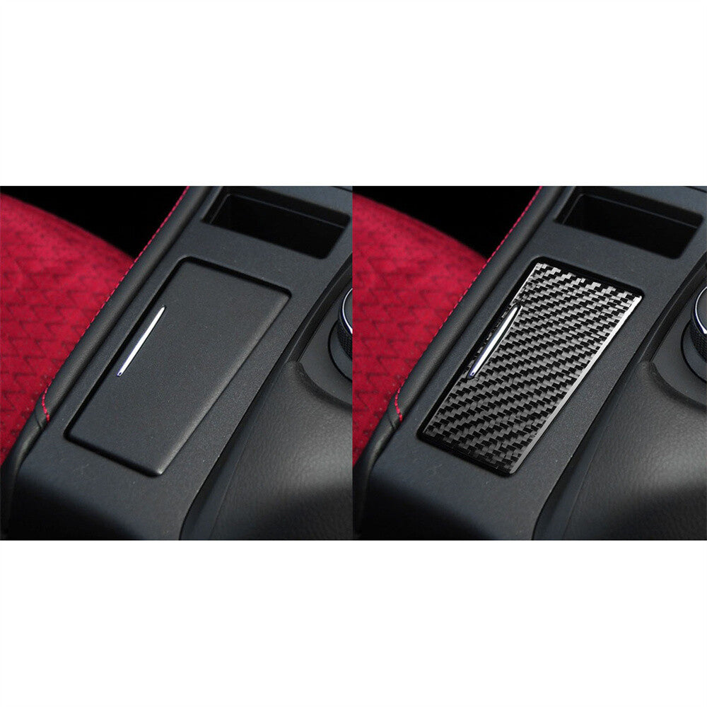 for Lexus CT200h 2011-17Carbon Fiber RHD Interior Ashtray Panel Trim Accessories