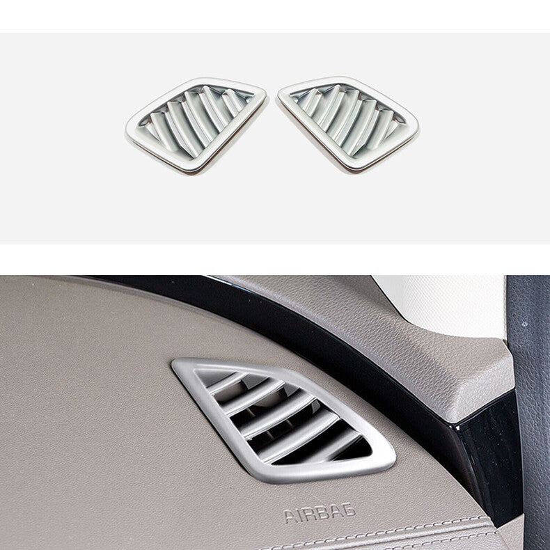 for Kia Carnival 2022-2023 Silver Instrument Uppper Air Vent Outlet Cover Trim