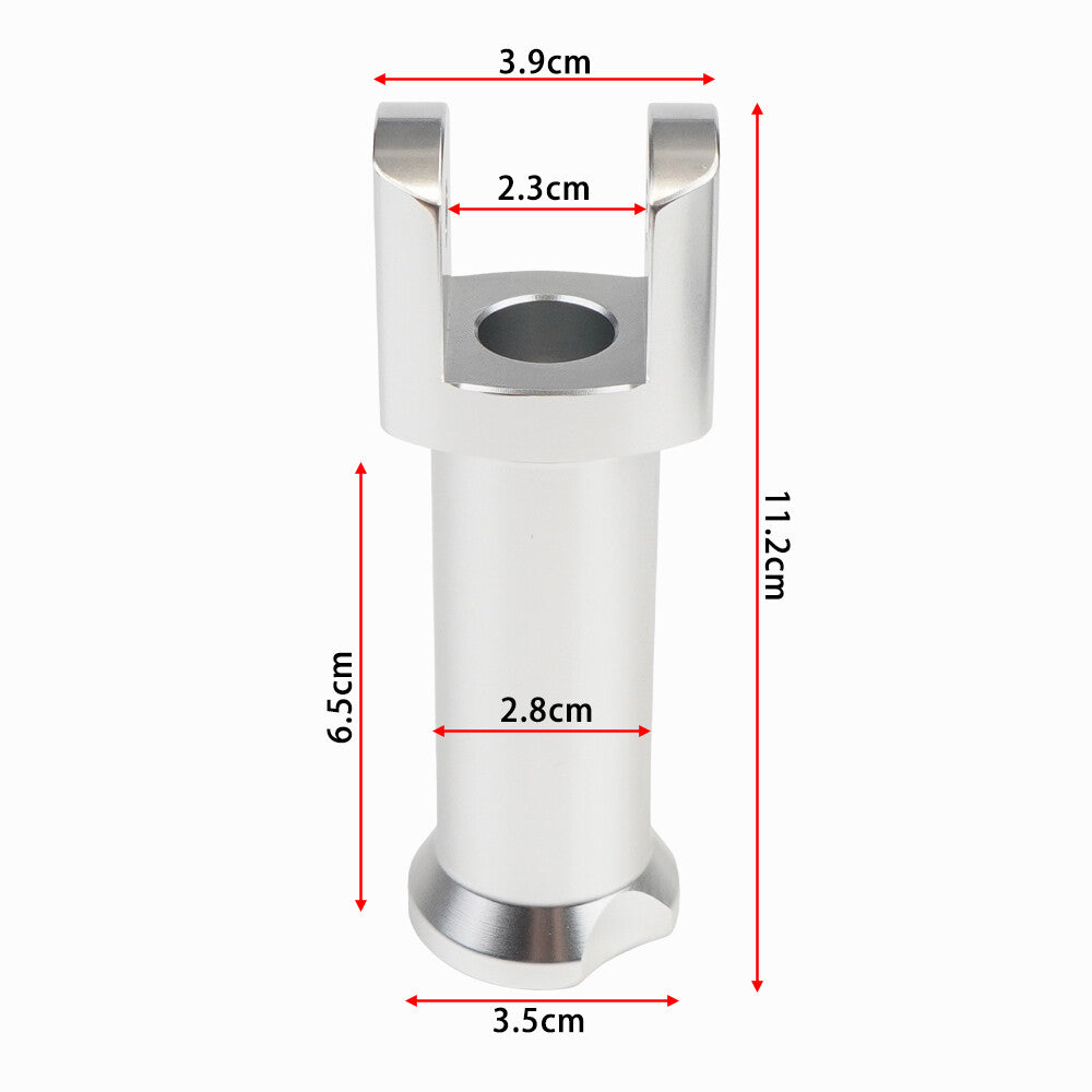 1 Set Left Right Passenger Footpeg supports for Harley Davidson Softail 18-23 Silver