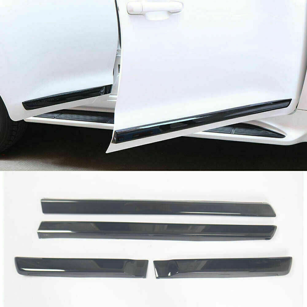 for Toyota for Land Cruiser LC200 2008-2021 Black Side Door Body Panel Decor Trim