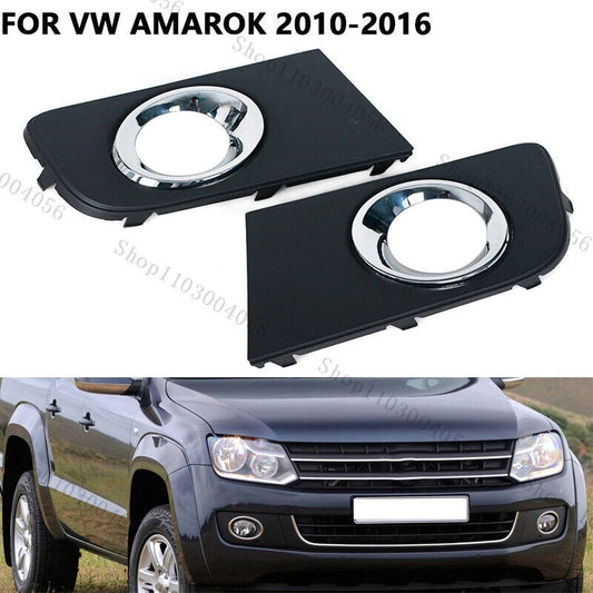 pair of fog light frames for Volkswagen Amarok 2010-2016 car fog light trim covers.