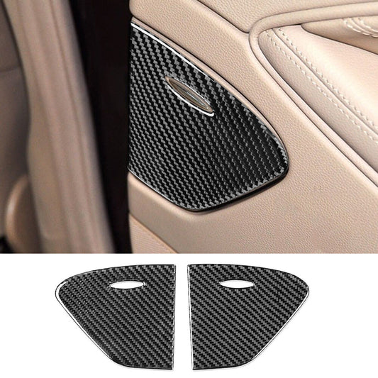 Carbon Fiber Rear Door Storage Box Panel Cover for Benz CLS Class C219 2004-2009