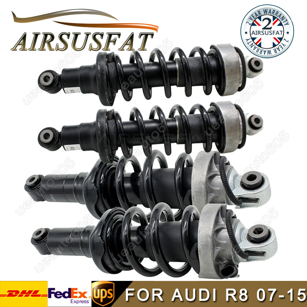 4X Front Rear Left + Right Air Suspension Shock Absorber Strut for Audi R8 07-15
