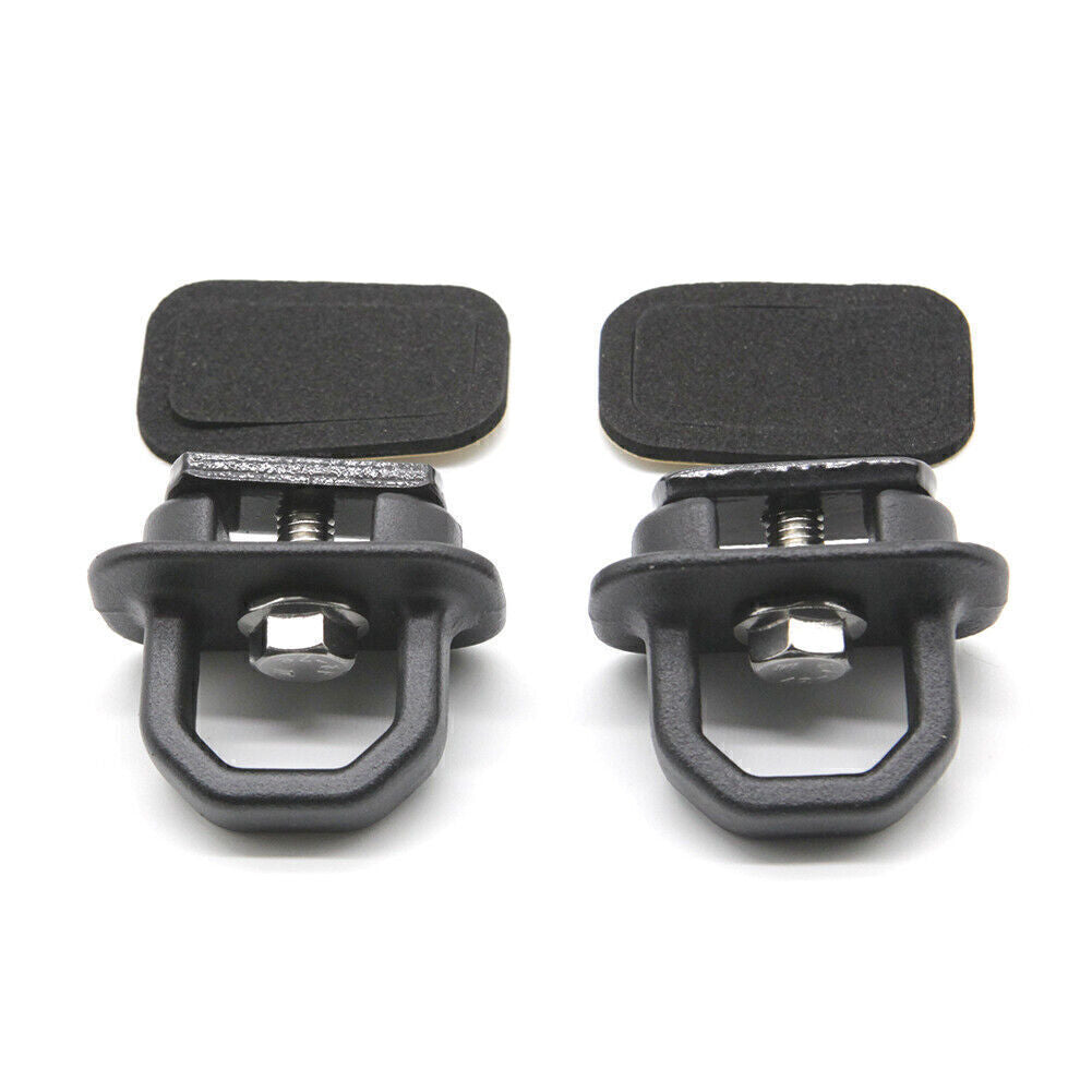 Tie Down Anchors Hooks for Chevrolet for Chevy Silverado Pickup Trucks Black 2PCs