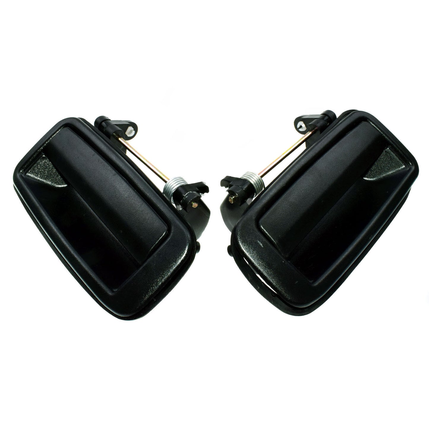 for Toyota for Corolla 88-92 Pair Outside outer Door Handle Rear Left Right Black