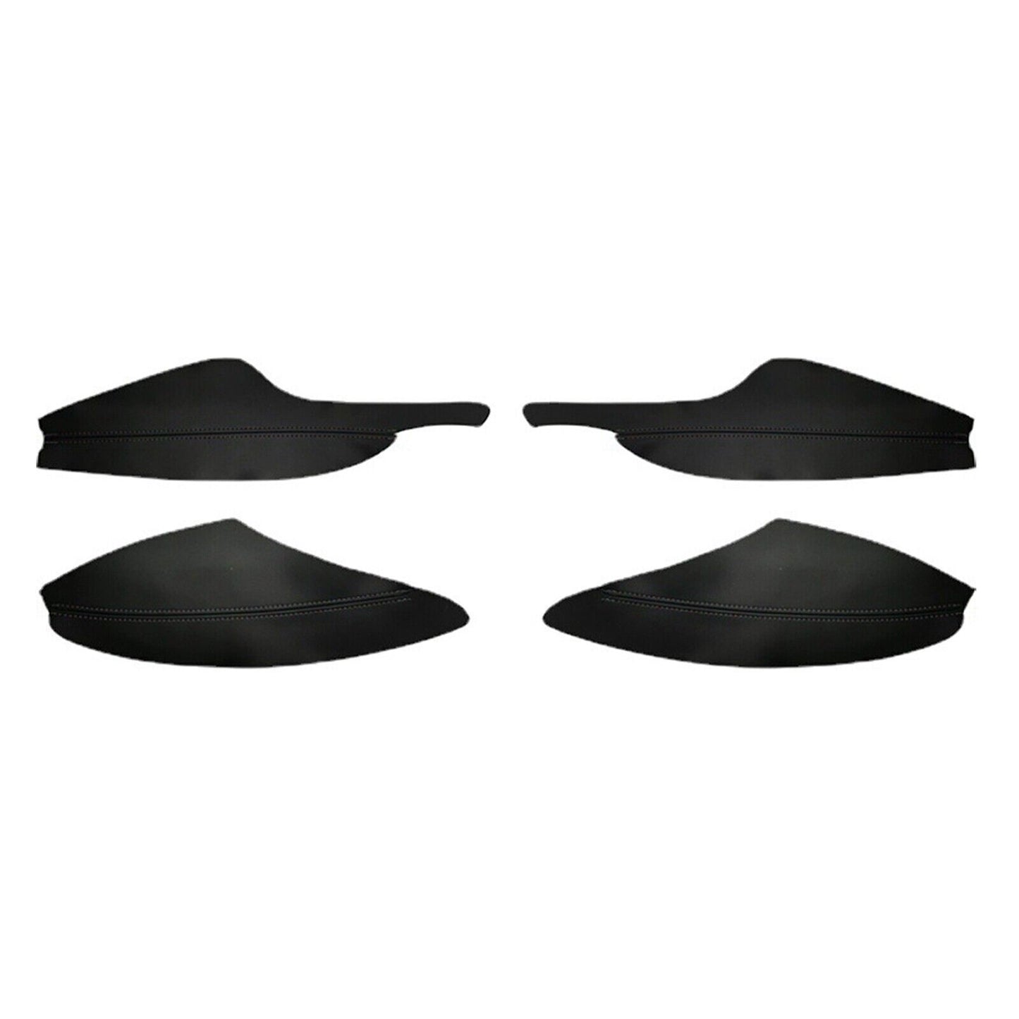 4X PU Leather Interior Door Armrest Handle Cover Trim for Toyota for Corolla 2020-24