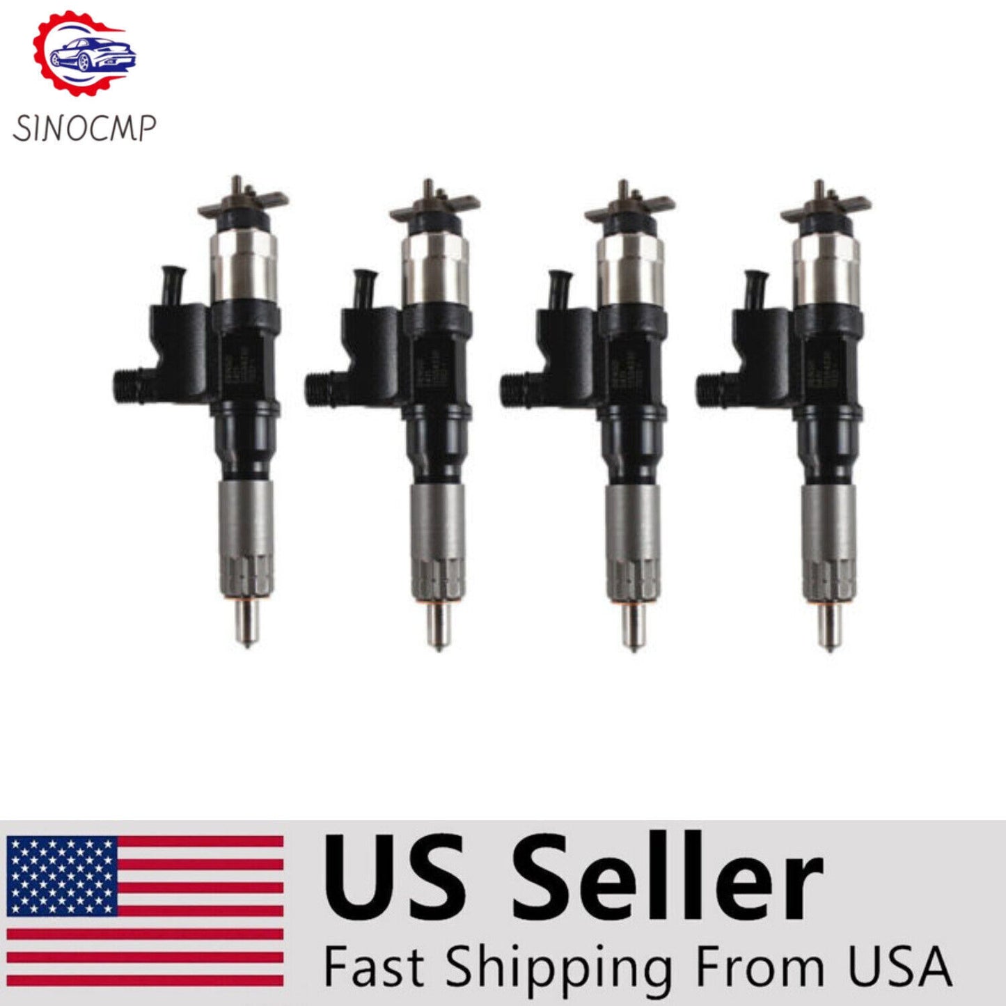 4x Fuel Injector 095000-5471 095000-5470 Compatible with for Isuzu Truck N-Series US