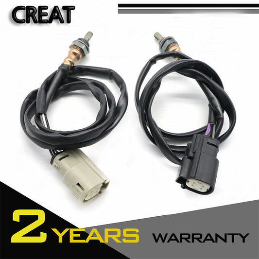 Two front and rear oxygen sensors for Harley Davidson Dyna Fat Bob 32700005 32700006