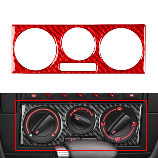 Air Conditioner Switch Control Panel Cover for Volkswagen for Passat B5 2001-05 Red