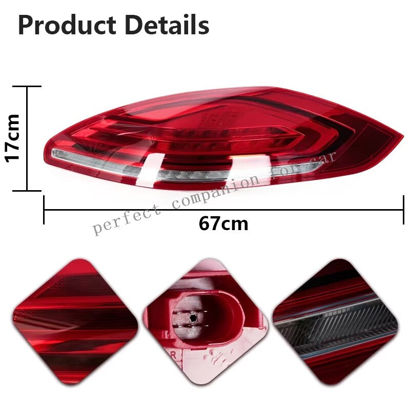 Left LED Tail Light Rear Stop Brack Lamp For 2014-2016 for Porsche for Panamera 970
