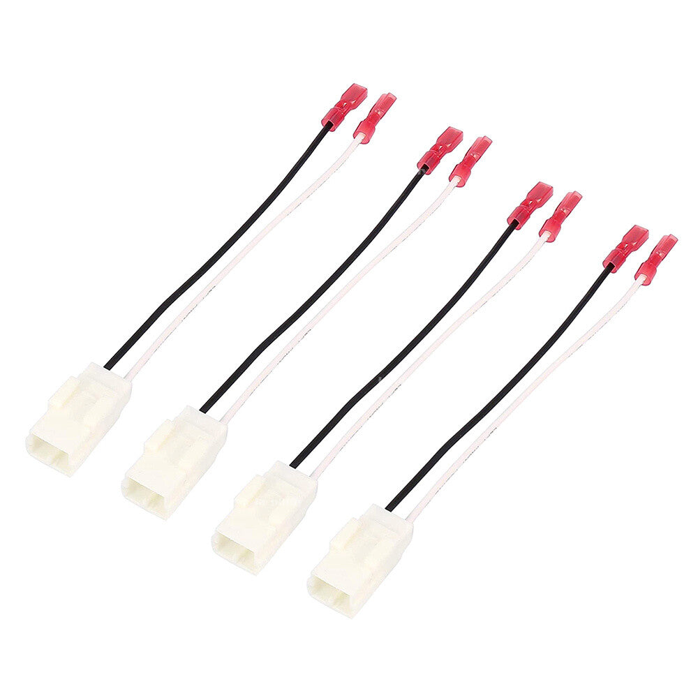 2 Pair Speaker Wiring Harness Adapter Connector For Select for Chrysler for Dodge for Ford