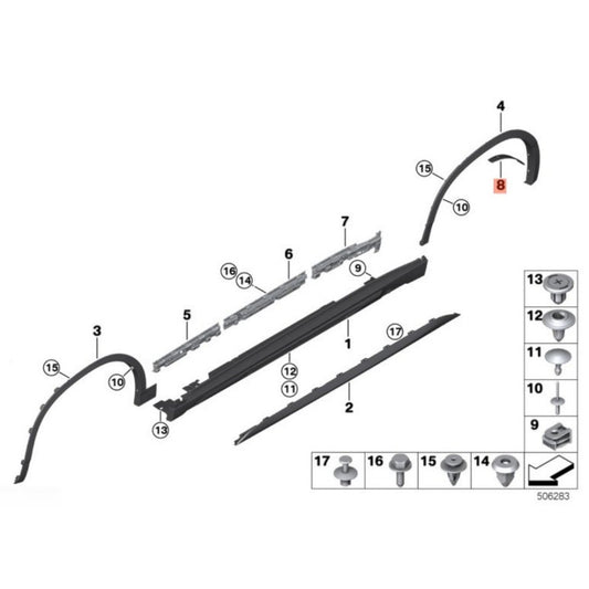 Wheel Arch Flaring for BMW X2 F39