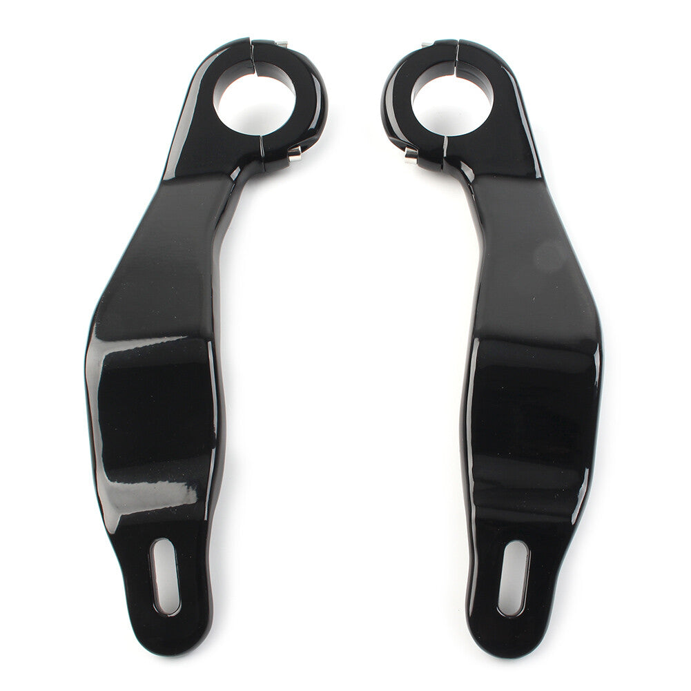 Fit for Harley Road Glide FLTRX FLTRU 2015-2022 Pair Fairing Sopport Mount Kit Black