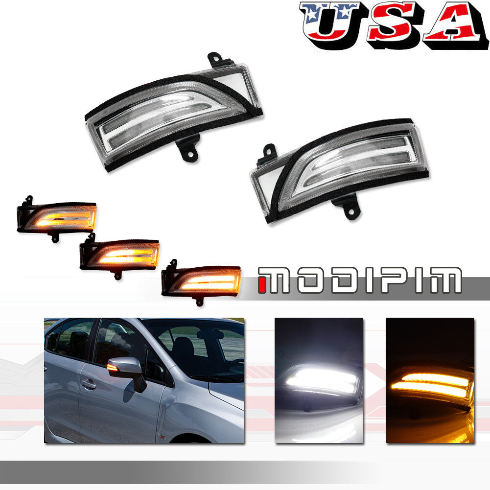 [SEQUential] Amber LED Side Mirror Lights for 2015 - 2021 Impreza/WRX/Crosstrek