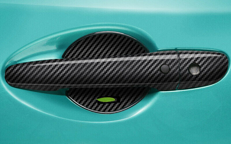 8Pcs for Mazda 6 Atenza 2020-2021 Carbon Fiber Outside W/ for Smart Door Handle Trims