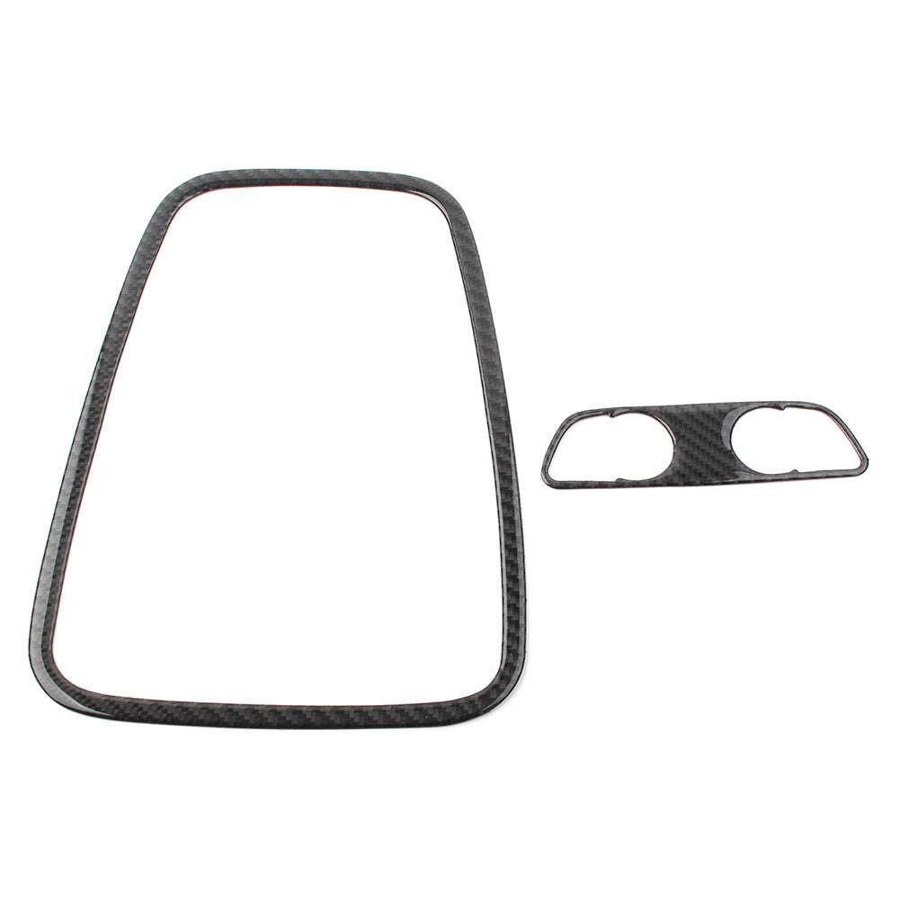 2x Carbon Fiber Style Reading Light Cover Trim Fit for Audi for A4 B9 2017-2020