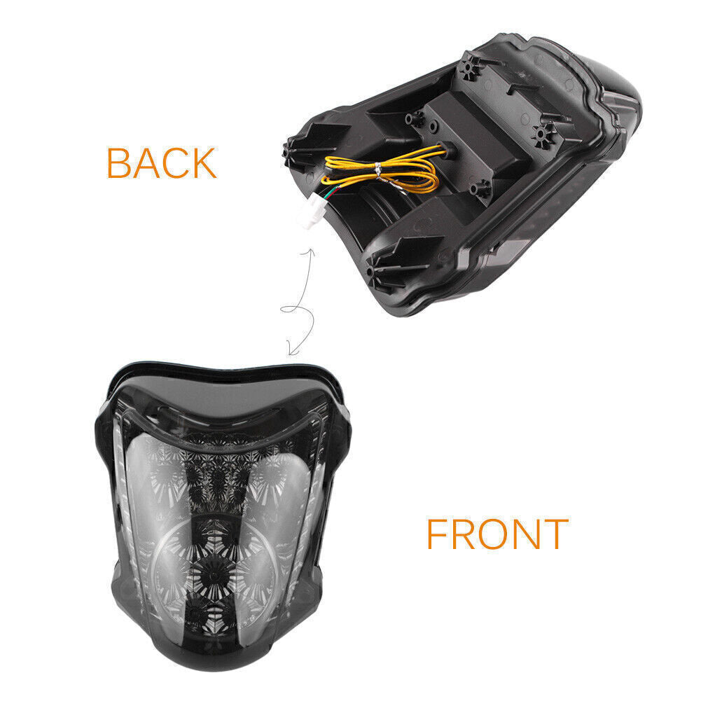 Set LED Taillight w/ Turn Signal Lamp Fits for Suzuki Hayabusa GSX1300R 08-13 Black