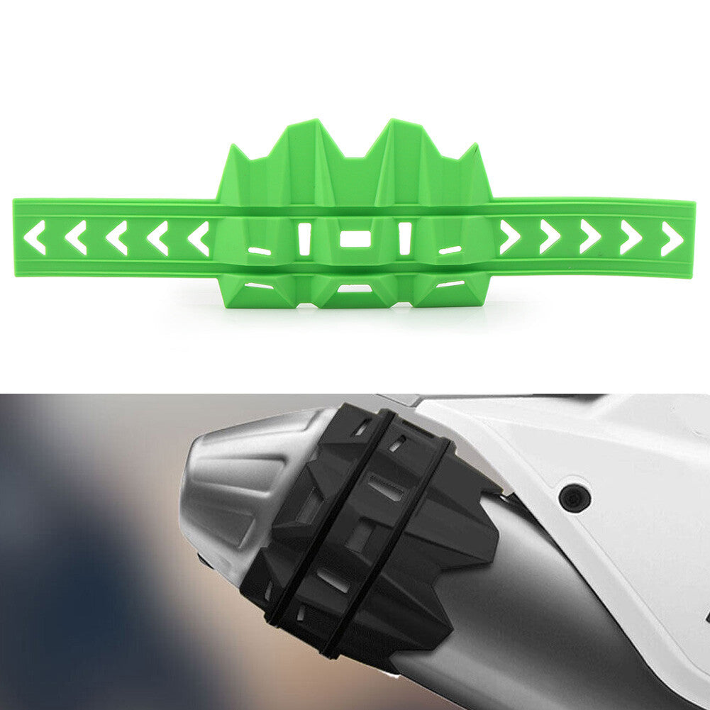 Universal Auspuff Endrohr Guard Protector Abdeckung Motorrad Zubeh?r Gr¨¹n