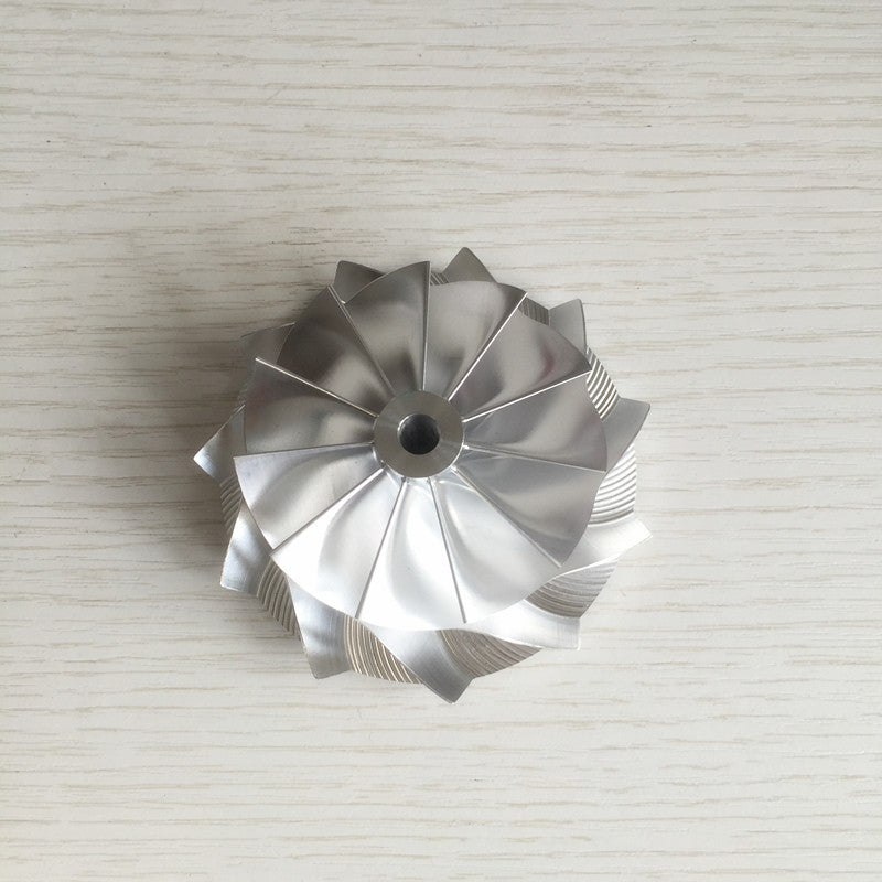 TD05H 11+0 Blade 59.05/76.13 mm Turbine Aluminum 2618/Burnt Compressor Wheel