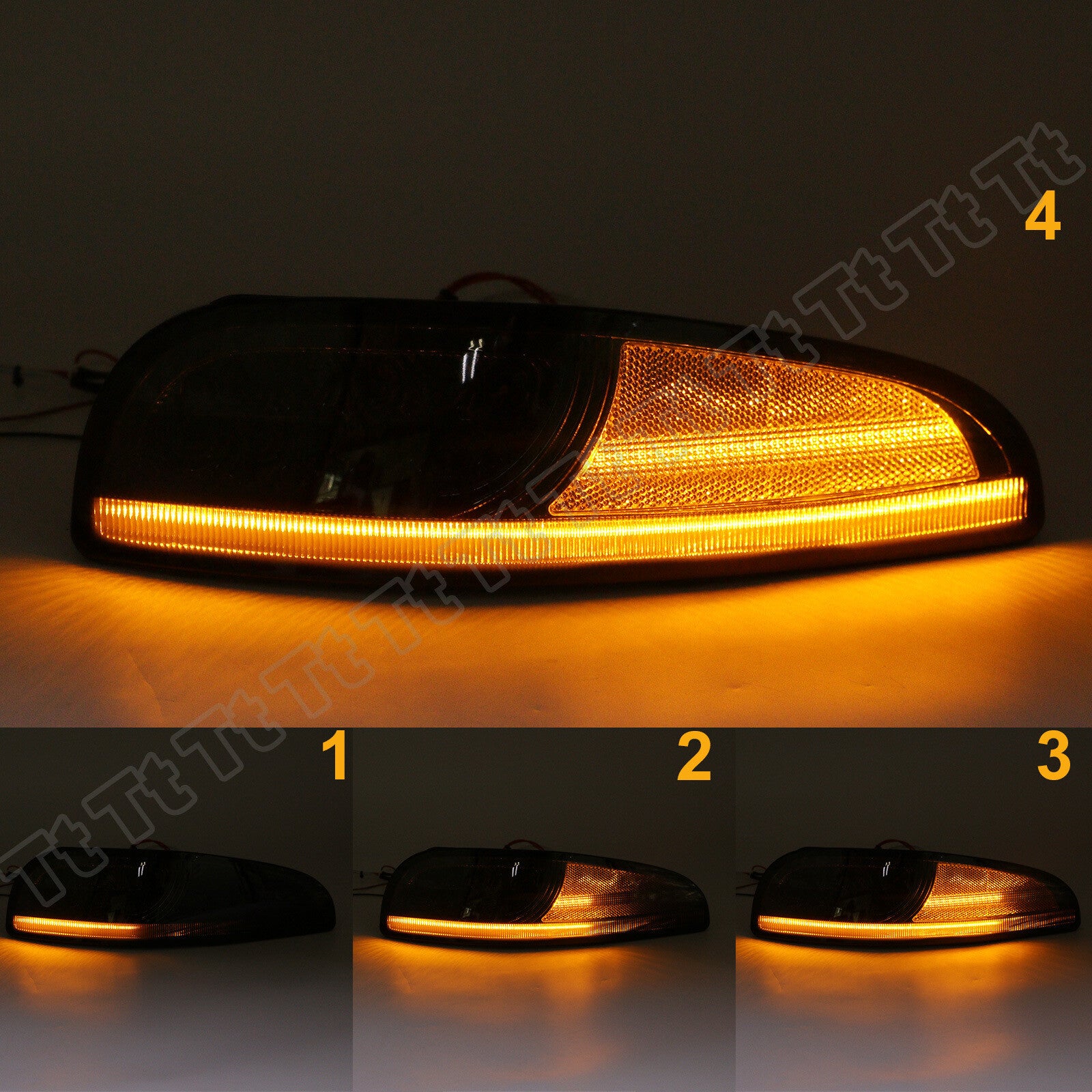 for Corvette C5, for Corvette C5, Small LED, Glossy Finish