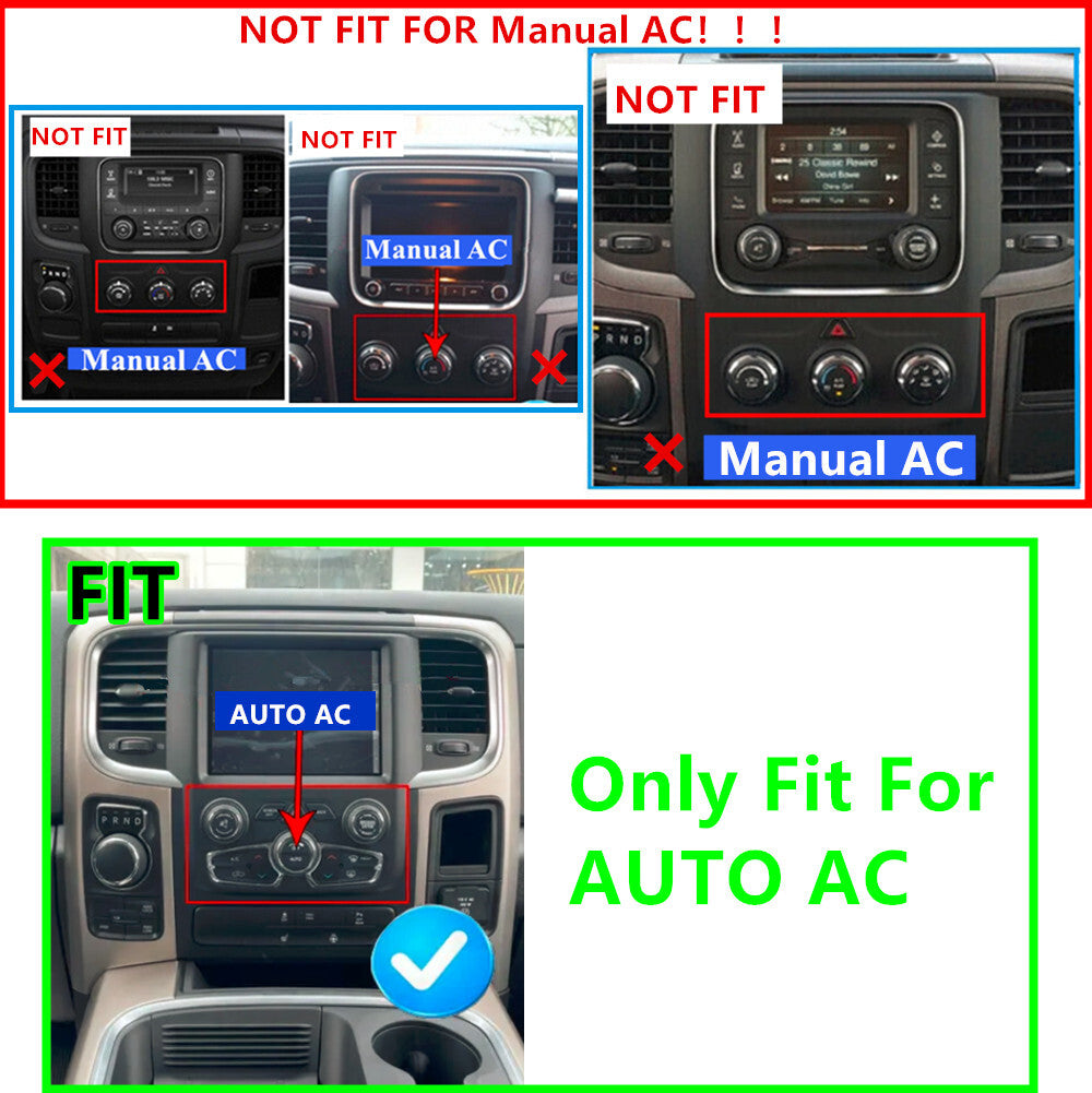 For 2013-2018 for RAM 1500-5500 Stereo Radio Carplay 10.33 Android 13 GPS Head Unit