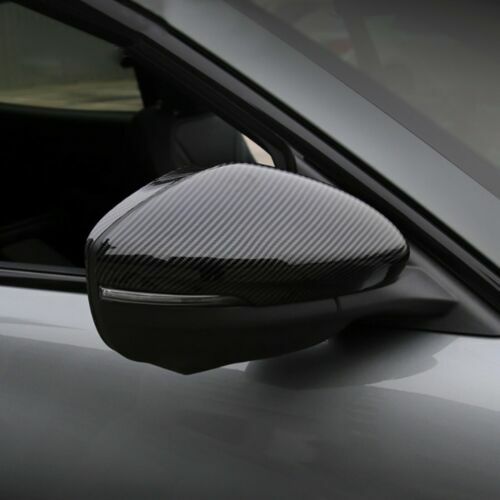 Pair Carbon Fiber Side Rearview Mirror Shell Housing for Ford for Mustang Mach-E AT