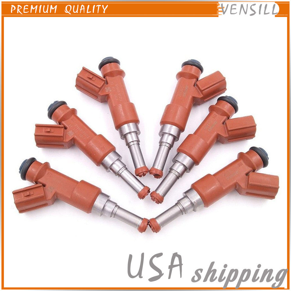 6PCS Fuel Injector 23250-0P040 for Toyota for Avalon for Camry 07-10 for Lexus ES350 3.5L V6