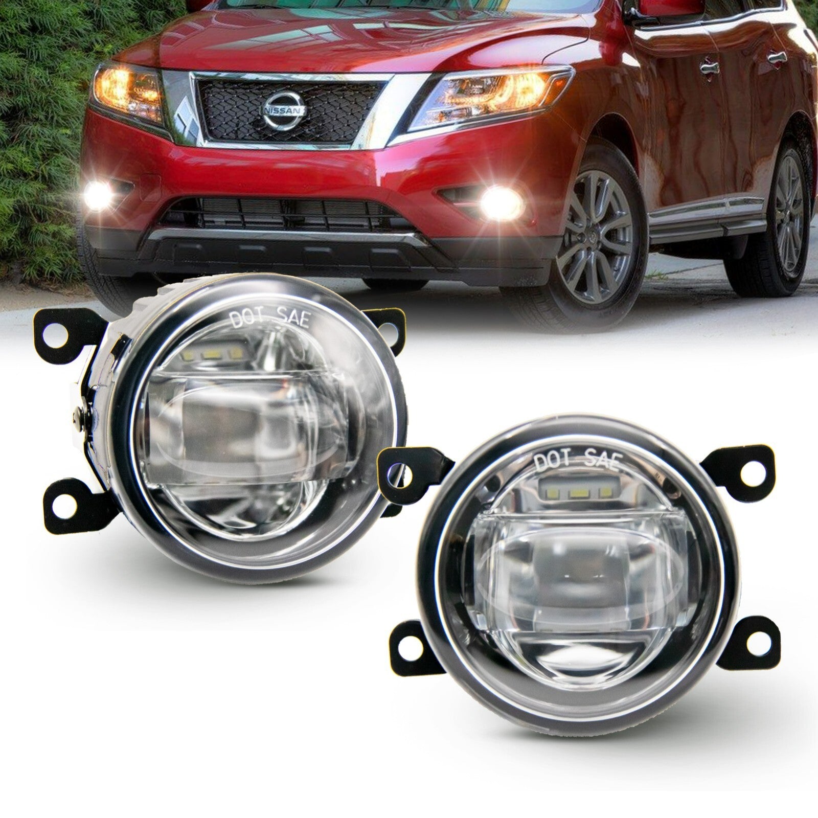 LED fog lights are suitable for Xterra Frontier Sentra, Pathfinder, and for Ford Explorer holiday vehicles.