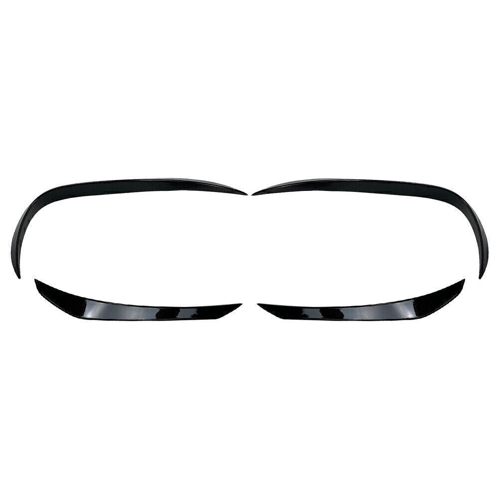 Glossy Black Front Bumper Lip Splitter Spoiler for Mercedes-Benz GLB X247 20-21