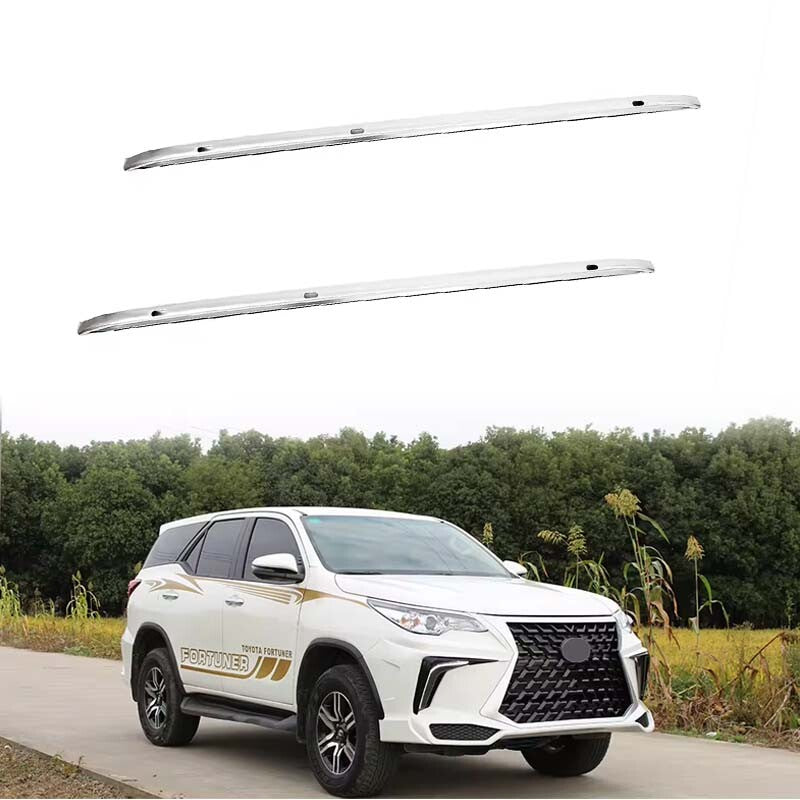Screws Locking Luggage for TOYOTA Fortuner Aluminium Rack Side Rails Roof Rack
