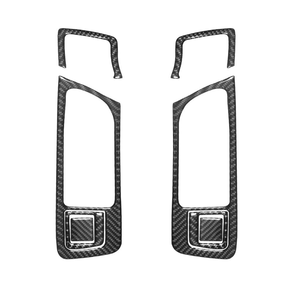 8x Carbon Fiber Door Pull Cover Trim for Land Rover Discovery Sport 2015-2019