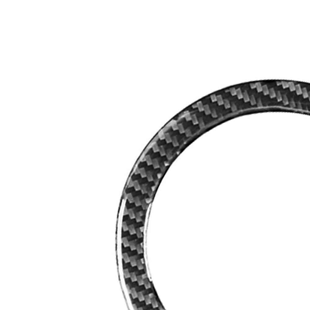 1X Carbon Fiber Steering Wheel Trim for BMW for Mini Cooper R55 R56 R57 2007-2010