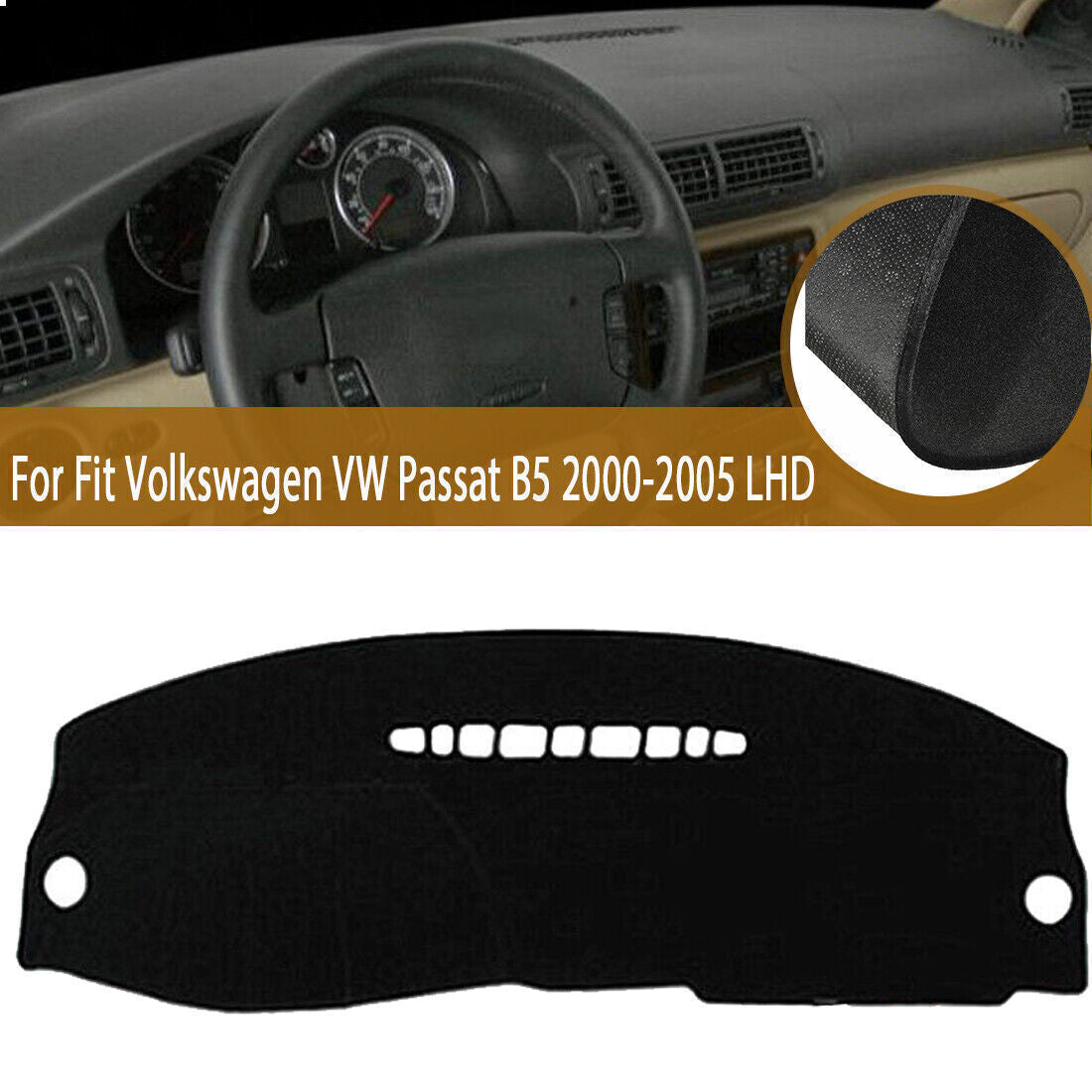 1PCS Dash Mat Non-slip DashMat Sun Shade Pad for Volkswagen for VW for Passat B5 2000-05
