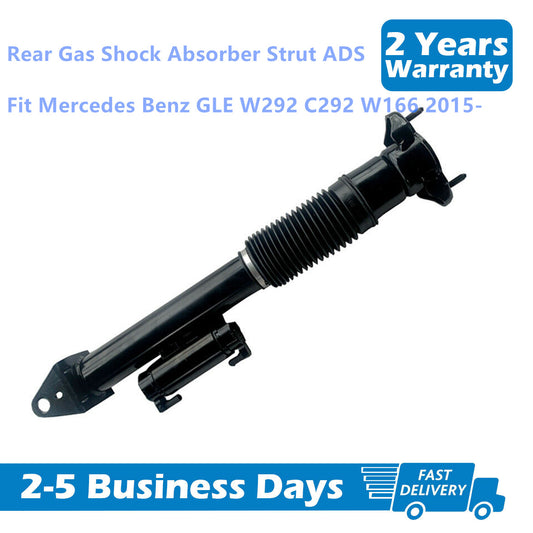 Rear L/R shock absorbers (ADS) are suitable for Mercedes W166, C292, GLE43, GLE400, 450, and 500 models.