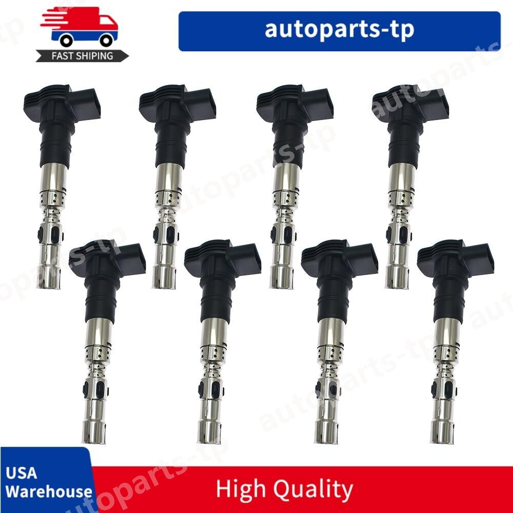 2004-2006 for Volkswagen Touareg Phaeton 4.2L V8 4-pin 8-piece ignition coil kit