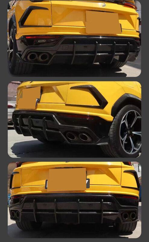 Carbon fiber rear diffuser replacement for Lamborghini Urus 2018 - 2023