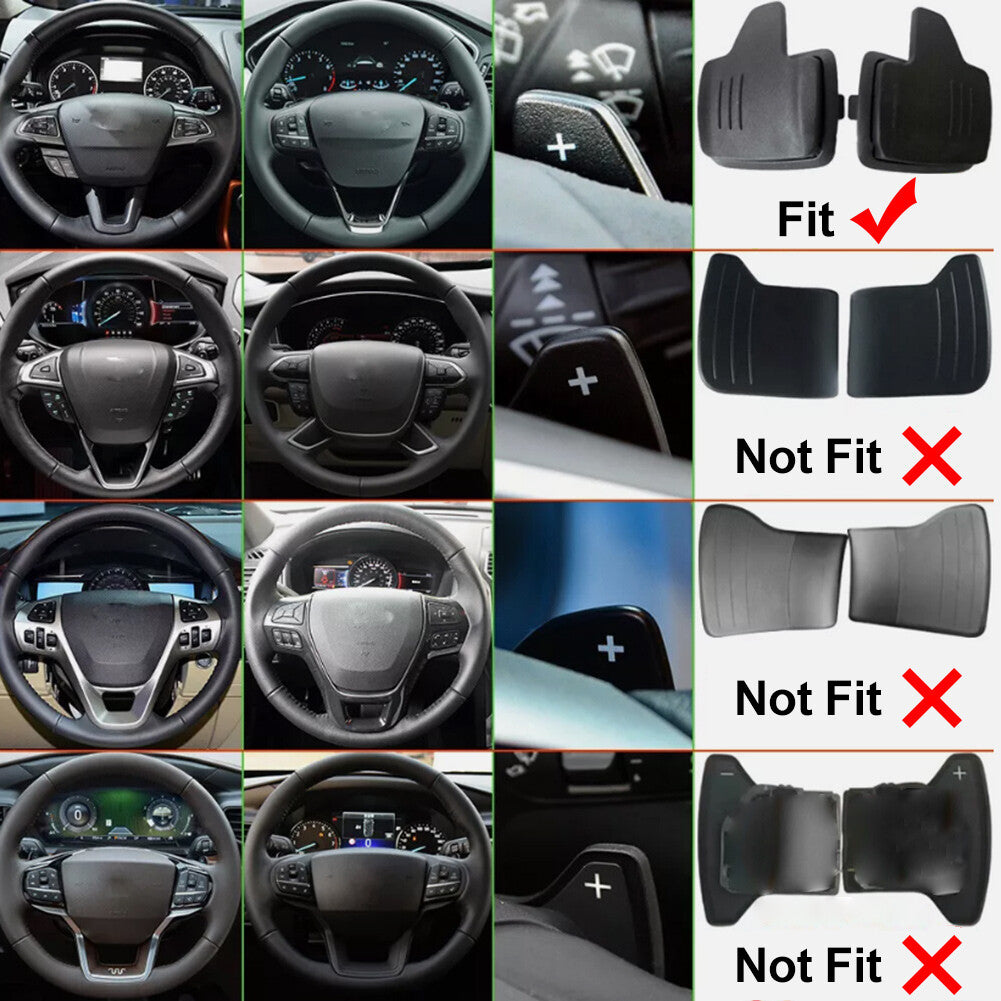 Steering Wheel Shifter Paddle Extension for Ford Focus EcoSport Escape Kuga