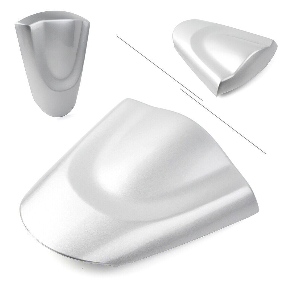 Rear Pillion Passenger Cowl for Seat Back Cover for Suzuki GSXR250 2017-2020 Silver