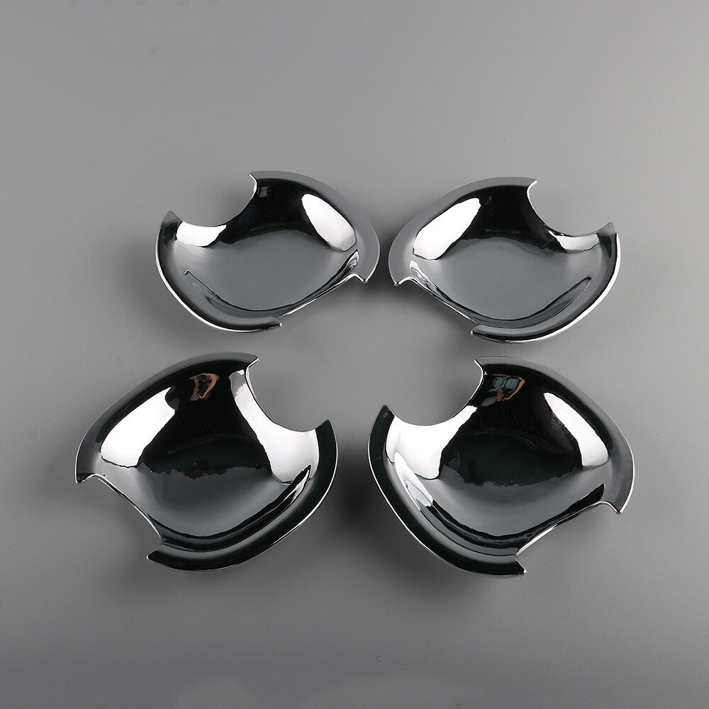 Set of 4 Chrome Door Handle Cup Bowl Bezel Trim Fits for Toyota for Camry 2012 2013 2014