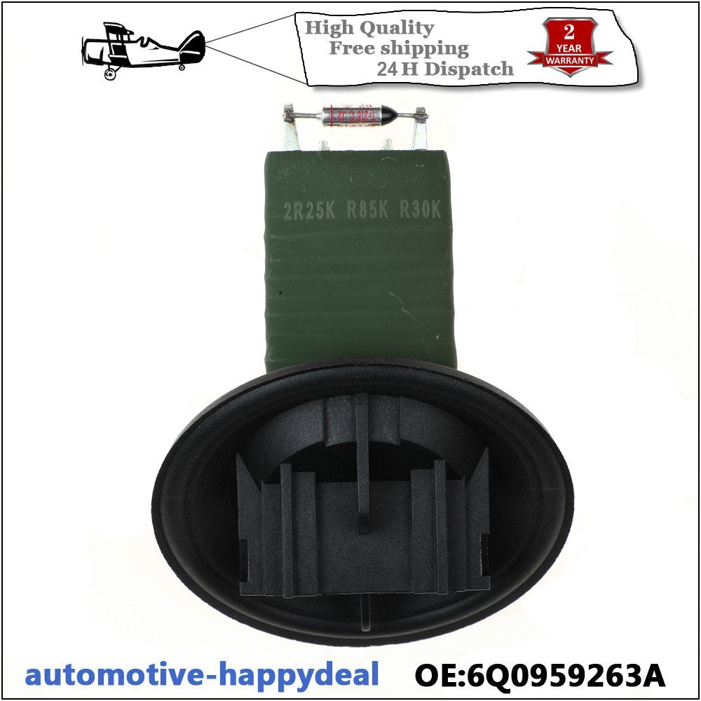 Heater Blower Fan Resistor 6Q0959263A for Audi A1 A2 for VW Polo for Seat Ibiza for Skoda