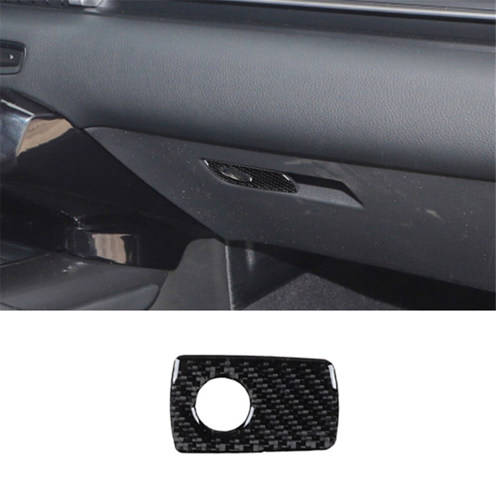 Carbon Fiber Glove Box Handle Cover Trim for Toyota Supra A90 2019-2022