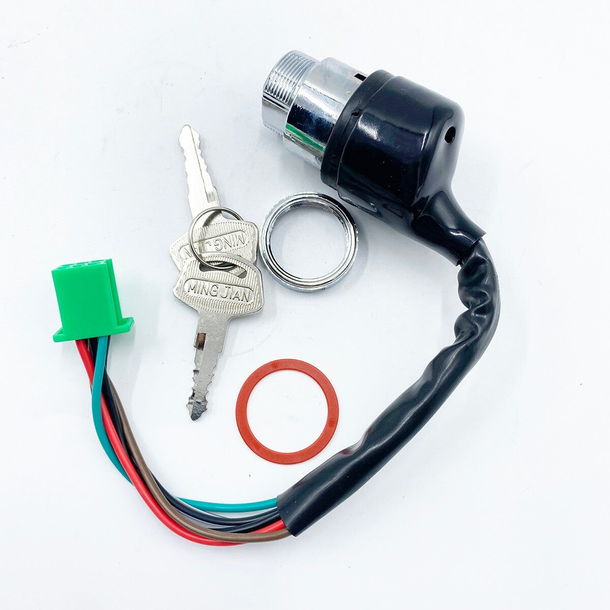 Motorcycle Ignition Key Switch 6 Wire 6 Pin W/ Keys Set for 50CC-125cc Dirt Bike